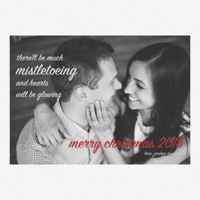 jordannerissa Mistletoe Christmas Card