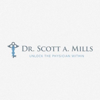 Dr. Scott A Mills Logo Unlock the Physician Within