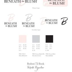beneath the blush brand guidelines