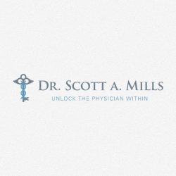 Dr. Scott A Mills Logo Unlock the Physician Within