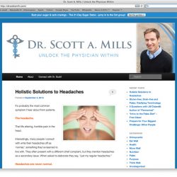dr. scott a. mills website header