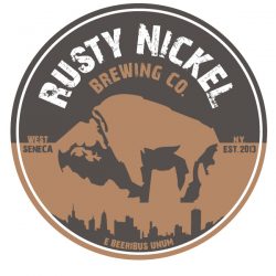 rusty nickel brewing co. logo