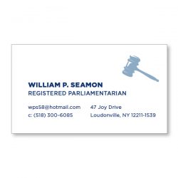 parliamentarian business card