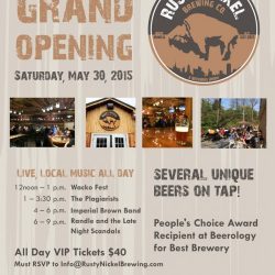 rusty nickel brewing poster